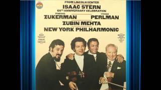 Bach - Concerto For Two Violins - Stern, Perlman - Mehta