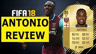 FIFA 18 MICHAIL ANTONIO PLAYER REVIEW! 80 ANTONIO PLAYER REVIEW! FIFA 18 ULTIMATE TEAM!