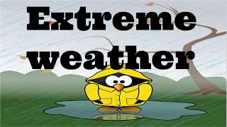 The weather - vocabulary lesson - ESL, English language learning