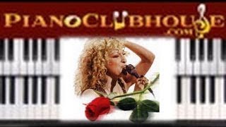 ? How to play "THE ROSE" by Bette Midler (easy piano tutorial lesson)