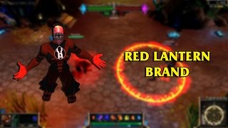 Red Lantern Brand LoL Custom Skin ShowCase
