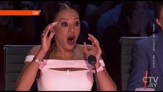 Акробат уронил жену на America’s Got Talent