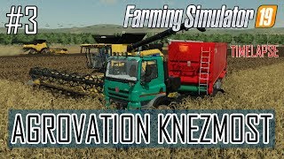 Harvesting! Big field!FS19 AGROVATION KNEZMOST Episode #3. Farrming Simulator 2019