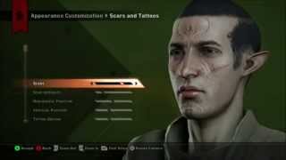 Dragon Age Inquisition Character Creation - Elf - Xbox One