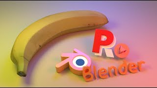 Моделирование и текстурирование в Blender. Создание банана.