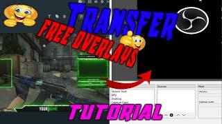 HOW TO PUT STREAMLABS OBS OVERLAYS ON OBS STUDIO TUTORIAL 2018!!!