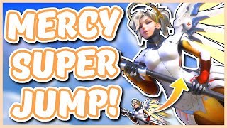 Overwatch - HOW TO DO A MERCY SUPER JUMP ON CONSOLE