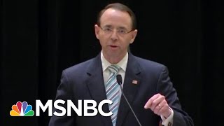 Rod Rosenstein Makes A Stand Against President Trump's Congress Interlopers | Rachel Maddow | MSNBC