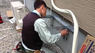 エアコン取付け工事 201205（エアコン アンテナ工事とやま）