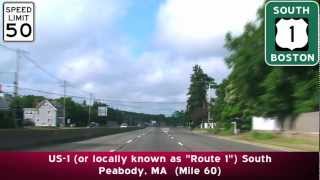 US-1 South to I-93: Boston, MA