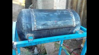 Domací vyroba grilu z BOJLERU / Homemade BBQ wather heater