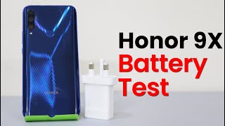 Honor 9X Battery Charging & Drain Test