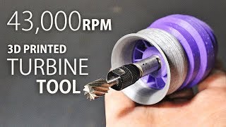 3D Printed Turbine Rotary Tool - CR10 3D Printer