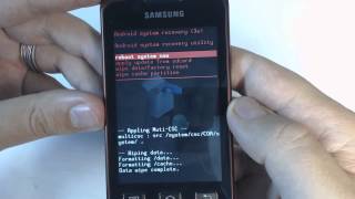 Samsung Galaxy Xcover S5690 - How to reset - Como restablecer datos de fabrica
