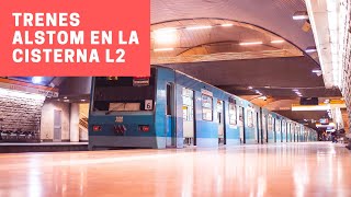 Metro de Santiago | Trenes NS-04 y NS-74 en La Cisterna (L2)