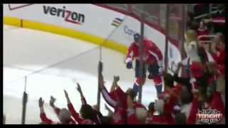 Alex Ovechkin PP goal-Rangers versus Capitals Game 1 5/2/13