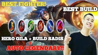 BEST BUILD X.BORG JESS NO LIMIT MOBILELEGENDS | AUTO LEGENDARY!!