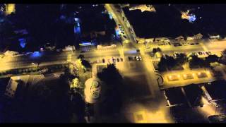 Ночная Борисовка. Видео с квадрокоптера фантом 3