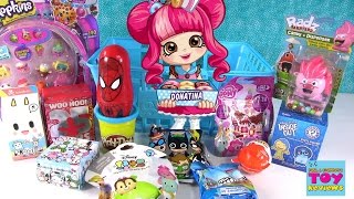 Shopkins Big Blue Blind Bag Basket | Moofia Disney Kinder Surprise Egg | PSToyReviews