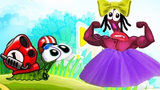 Улитка БОБ Лесная история [1].  Мультик игра для детей. Snail Bob