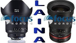 Zeiss Milvus 15 ja Samyang 35mm linssit Canoniin tuli!