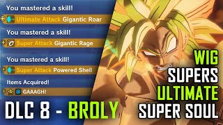 How To Unlock Broly's Supers, Ultimate, Super Soul and Wig - DLC 8 - Extra Pack 4