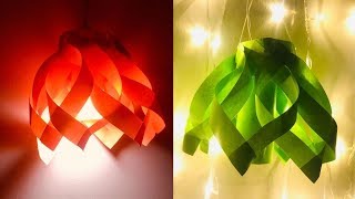 Paper Lamp Decorations For Diwali and Christmas | Lamp Decoration Ideas at Home | Lamp Making |