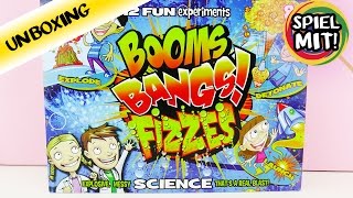 BOOM! BANGS! FIZZES! Heftiger Experimentierkasten für Kinder - Experimente zuhause selber machen