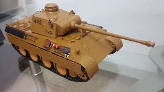 Сборка модели немецкого танка Panther Ausf.D 1/35  Tamiya.