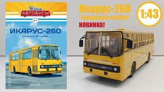 НОВИНКА! ИКАРУС 260 1:43 " НАШИ АВТОБУСЫ " | Modimio | № 4 Детальный ОБЗОР!