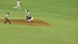 【巨人】ジャイアンツ 阿部慎之助 セカンドスローイング 盗塁阻止 巨人×阪神 2013.8.3