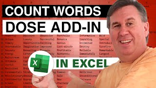 Excel Count Words Characters Or Sheets - 2508B