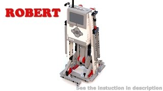 Как собрать простого двуногого робота из Lego Mindstorms EV3 [45544]+[45560]