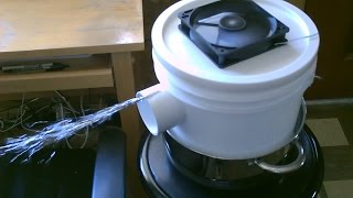 Homemade AC - The "2 Gallon Bucket" Space Cooler! - Can be Solar Powered! - Easy DIY