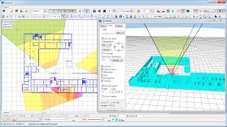 CCTV design with VideoCAD. Loading background. Video tutorial. Lesson 4.