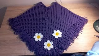 Çocuk panço nasıl örülür anlatımlı/örgü modelleri