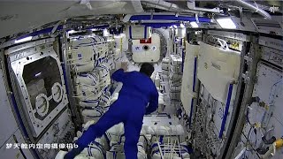 Shenzhou-14 astronauts enter Mengtian