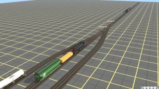 Trainz TS12 - a demonstration of using commands for AI switching