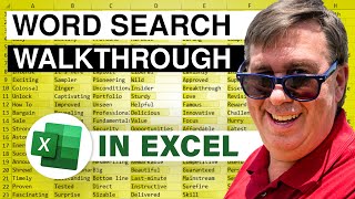 Solving Word Search With Excel (FMWC) - 2439