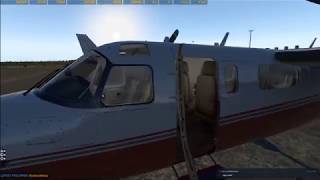 XP11 | KEYW - TNCM | Carenado 690B Turbo Commander | Long flight, flight!