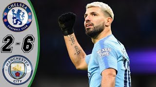 ? Челси - Манчестер Сити 2-6 - Обзор Матча Чемпионата Англии 10/02/2019 HD ?