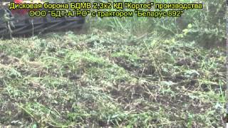 Борона дисковая БДМВ 2,3х2КД "Кортес" производства ООО "БДТ-АГРО"