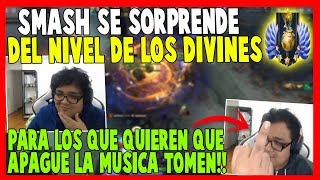 SMASH SE SORPRENDE DEL NIVEL DE LOS DIVINES - JUGANDO CON SU ENIGMA | DOTA 2