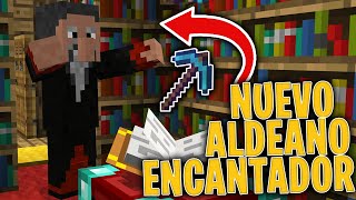 Nuevo ALDEANO ENCANTADOR en MINECRAFT! ? Aldeano CHETADO! ?