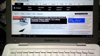 Platinet OMEGA: 13,3-calowy notebook na Androidzie