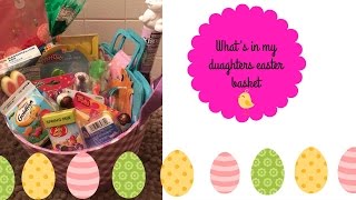 What's in my toddler's Easter basket (3 year old) l 2017