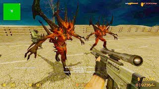 Counter Strike Source - Zombie Riot Mod Online Gameplay on Gasdump map