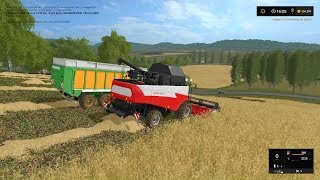FS17 Timelapse 8 (The Valley The Old Farm) - Harvesting barley!