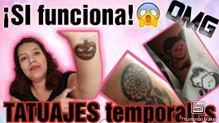 Tatuajes TEMPORALES fáciles con PERFUME + AGUA