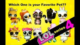 LOL surprise series 4 Pets - Sneak Peek - LOL surprise decoder series 4 lol dolls big sisters